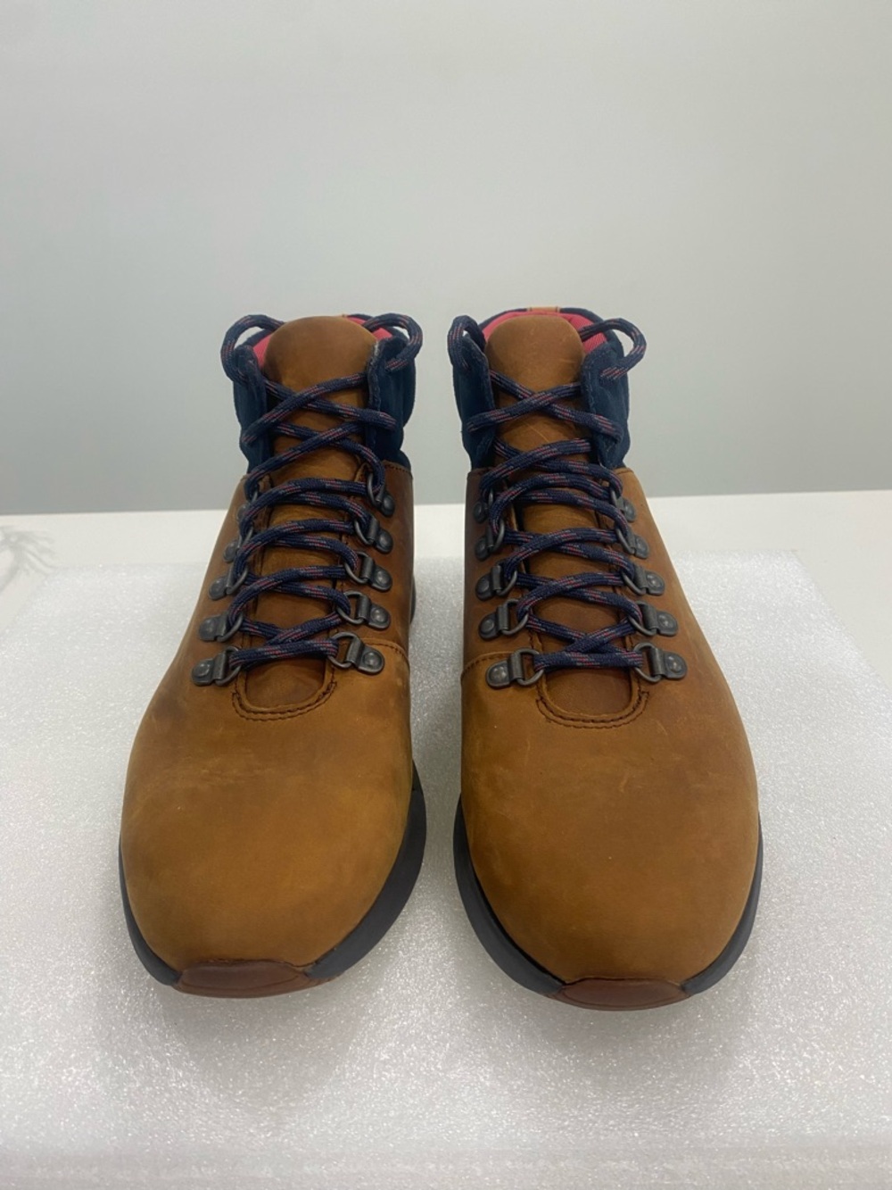 Timberland Chestnut and Navy Lace-Up Hiking Boots - Picture 2 of 7